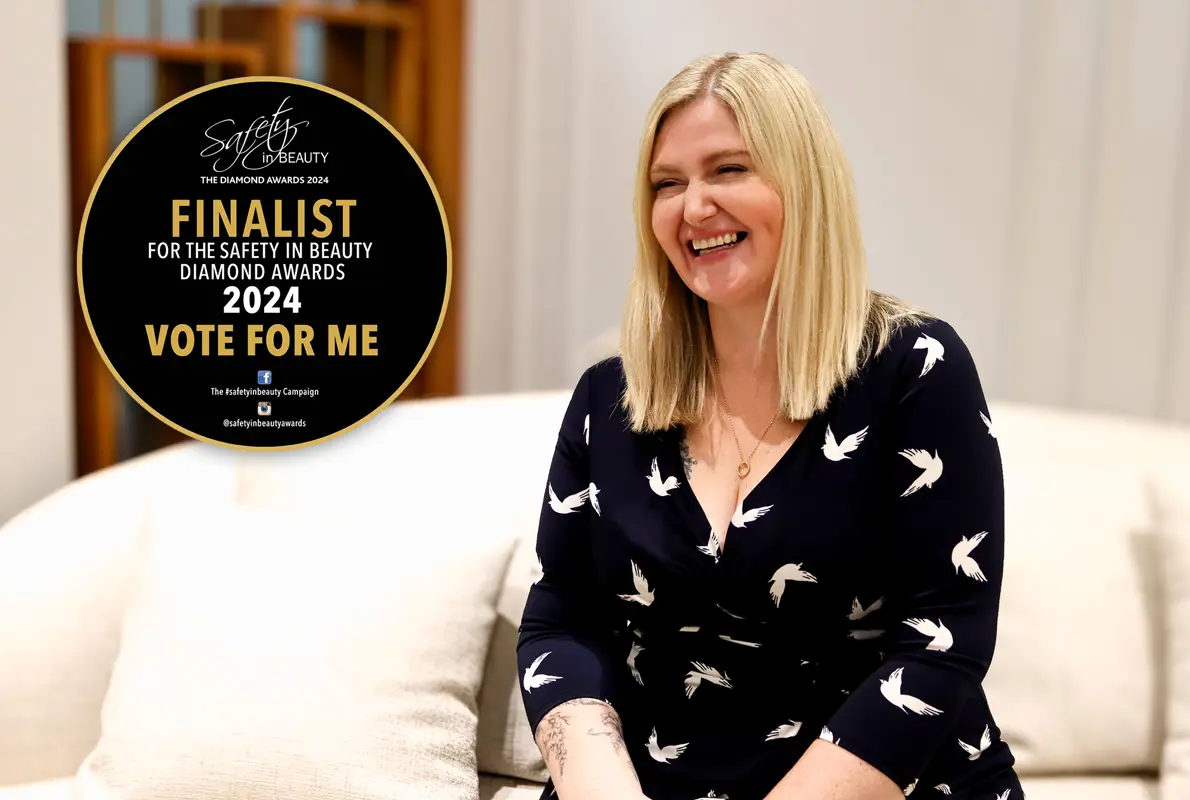 Dr Sarah Jenkins has been shortlisted as a finalist for Rising Star award for Safety in Beauty Awards 2024