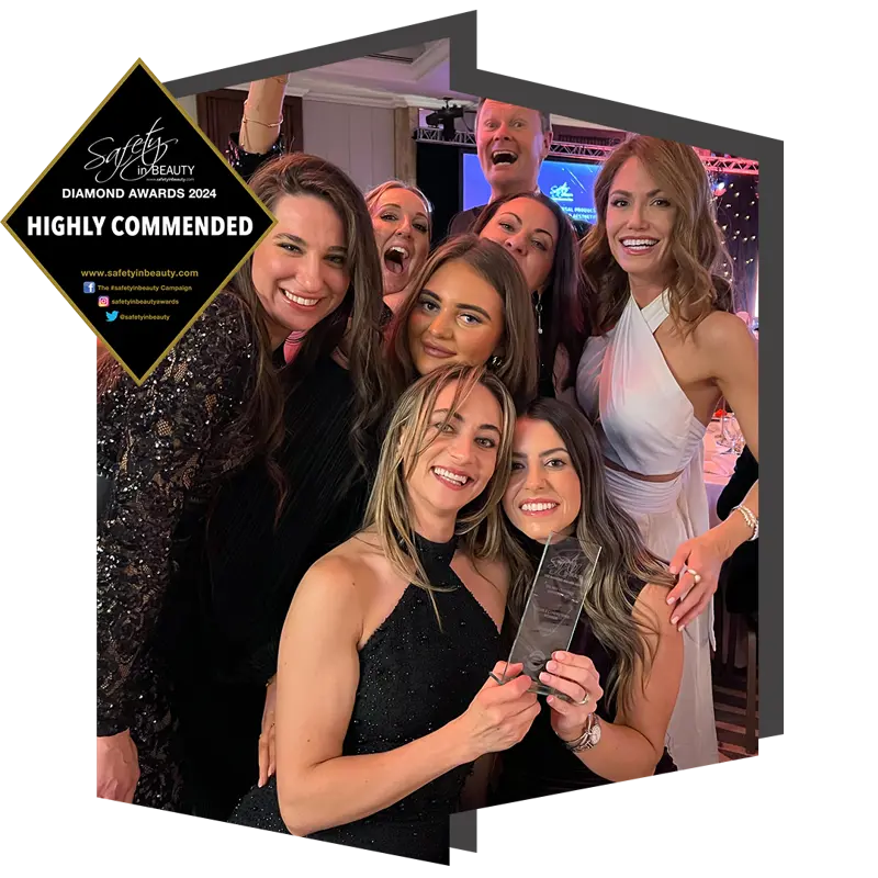 The Door W4 clinic win highly commended for best customer service at the safety in beauty awards